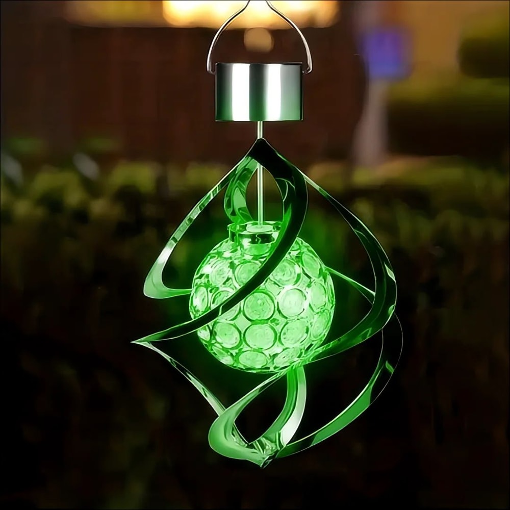 Solar Wind Chime Outdoor Garden Light 5