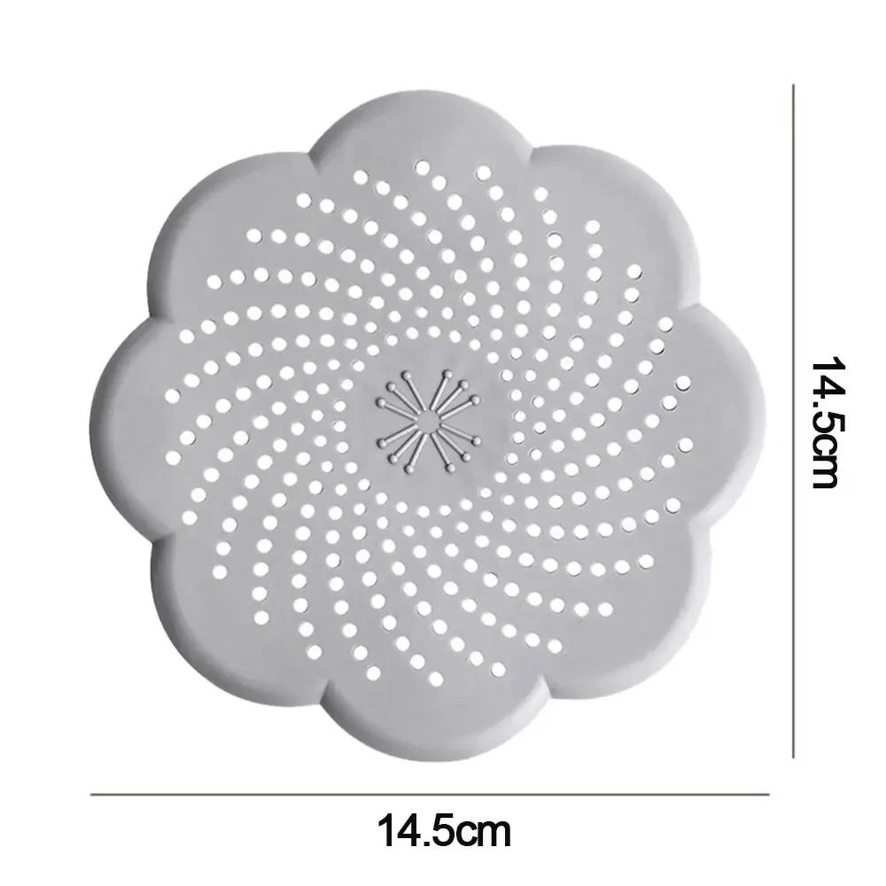 Flower Silicone Floor Drain Hair Catcher 5