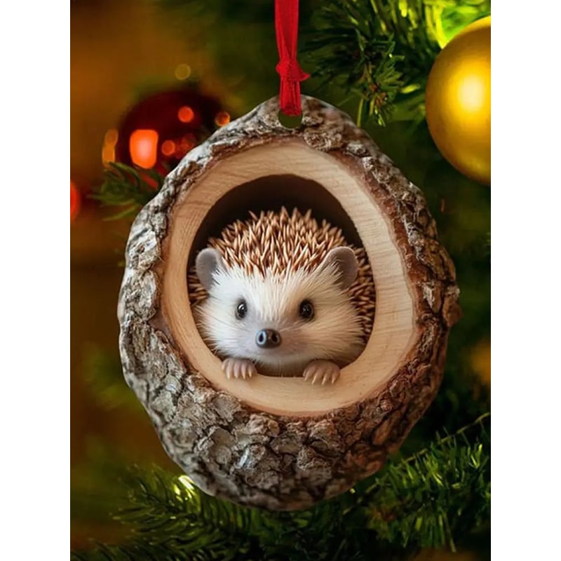 Christmas Animal Acrylic Pendant Ornaments 13