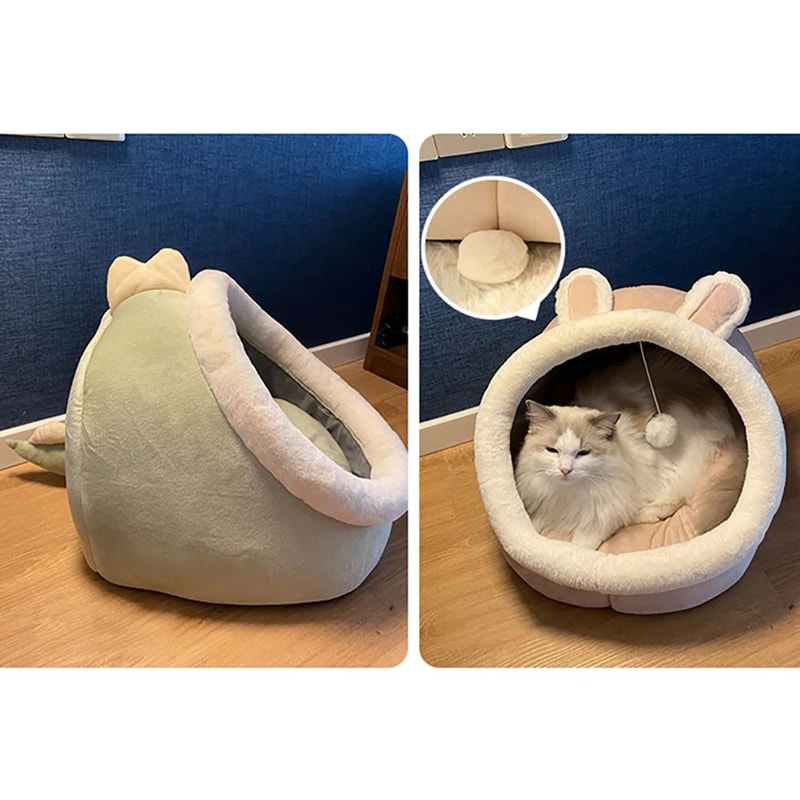 Cozy Cave Cat Bed 8