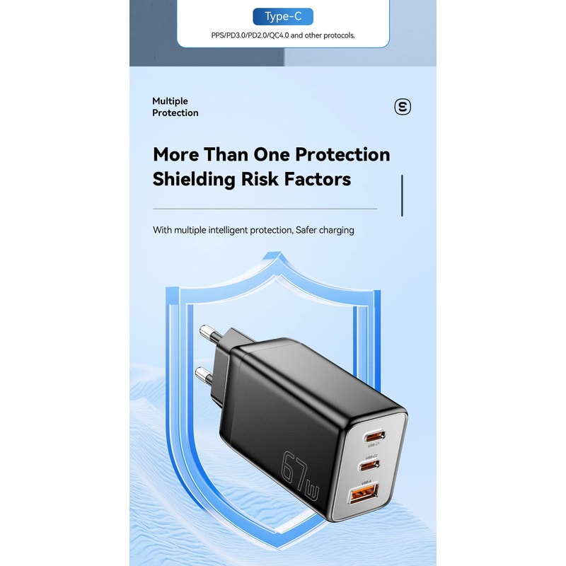 67W GaN Fast Charger 9