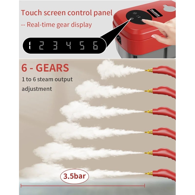 2500W Handheld Steam Cleaner 9