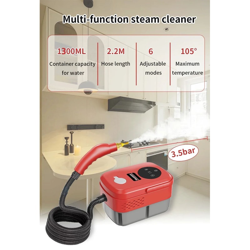 2500W Handheld Steam Cleaner 11