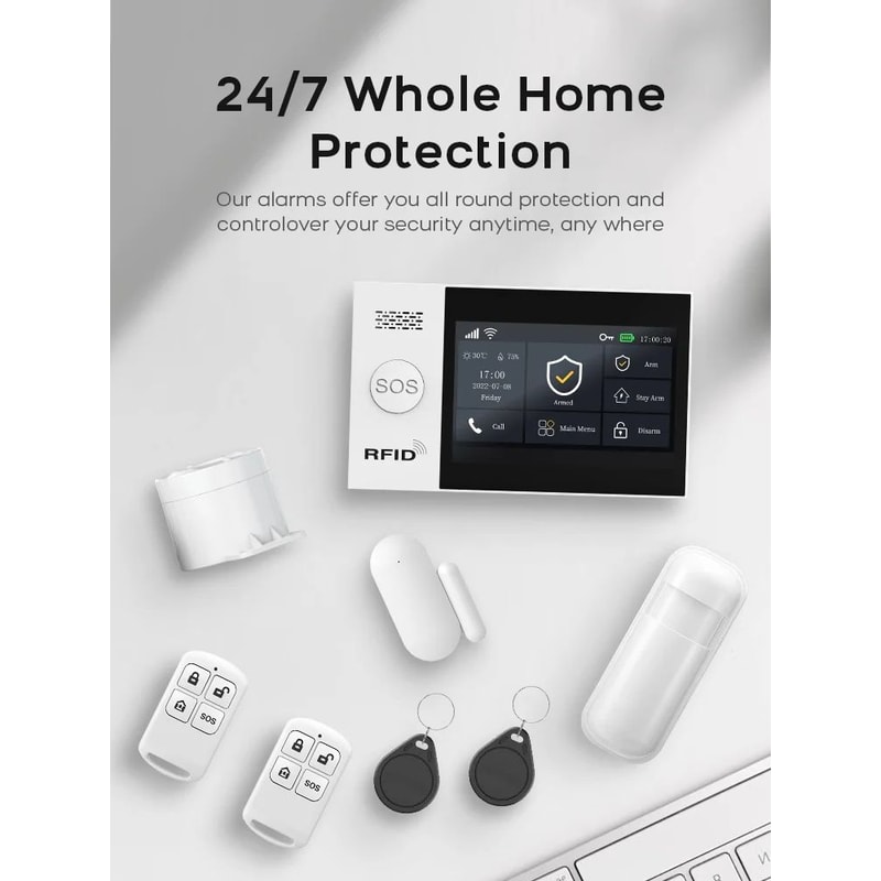 4G Smart Home Alarm System 6