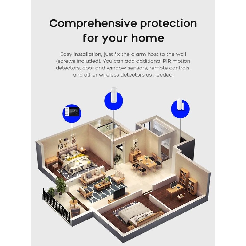 4G Smart Home Alarm System 8