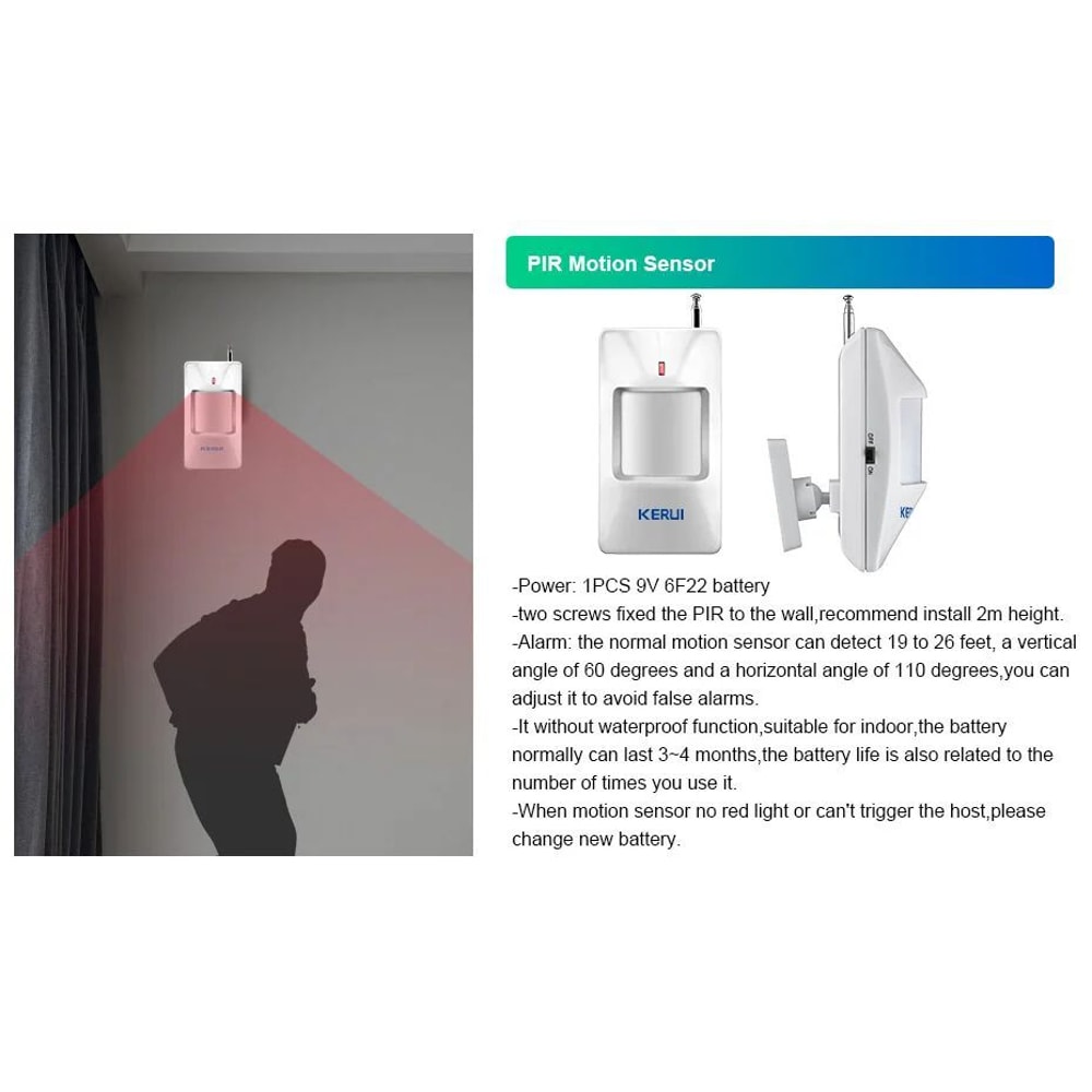 Wireless Motion Sensor Alarm 11