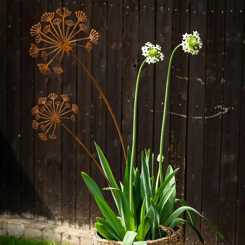 Metal Garden Decor Stake 1