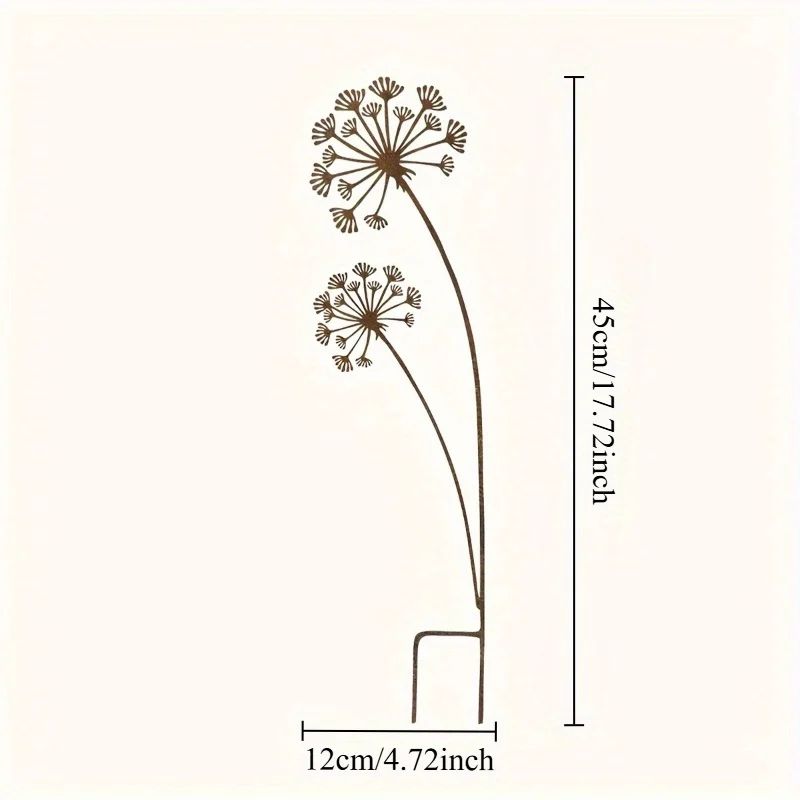 Metal Garden Decor Stake 5