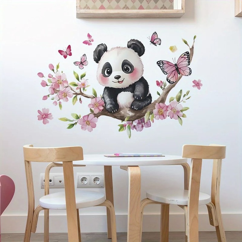 Panda Blossom Wall Sticker 0