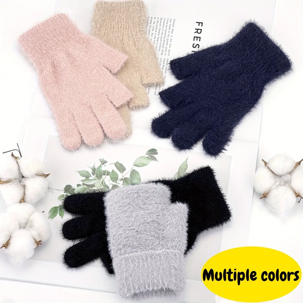 Winter Fingerless Touch Gloves 1