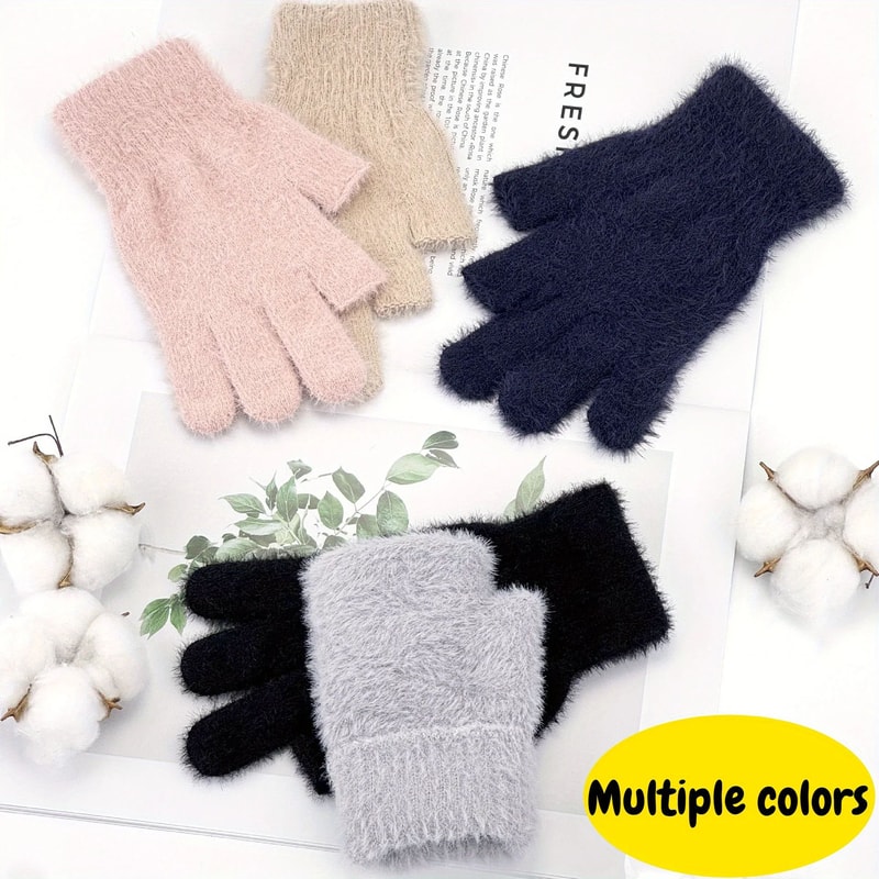 Winter Fingerless Touch Gloves 1