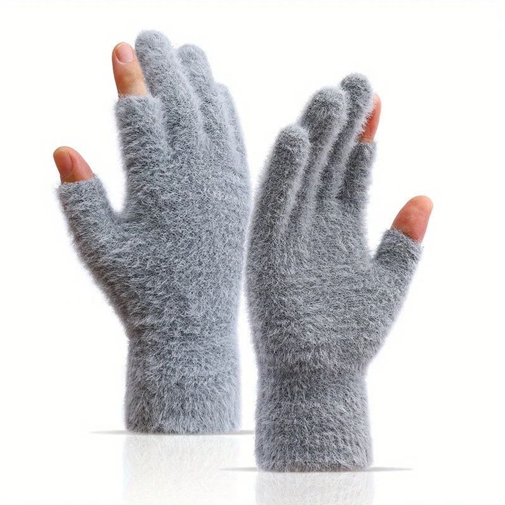 Winter Fingerless Touch Gloves 3