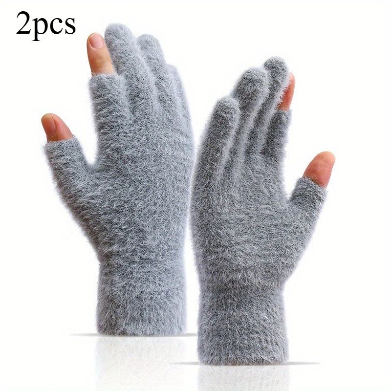 Winter Fingerless Touch Gloves 6