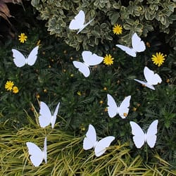 3d butterfly garden stakes