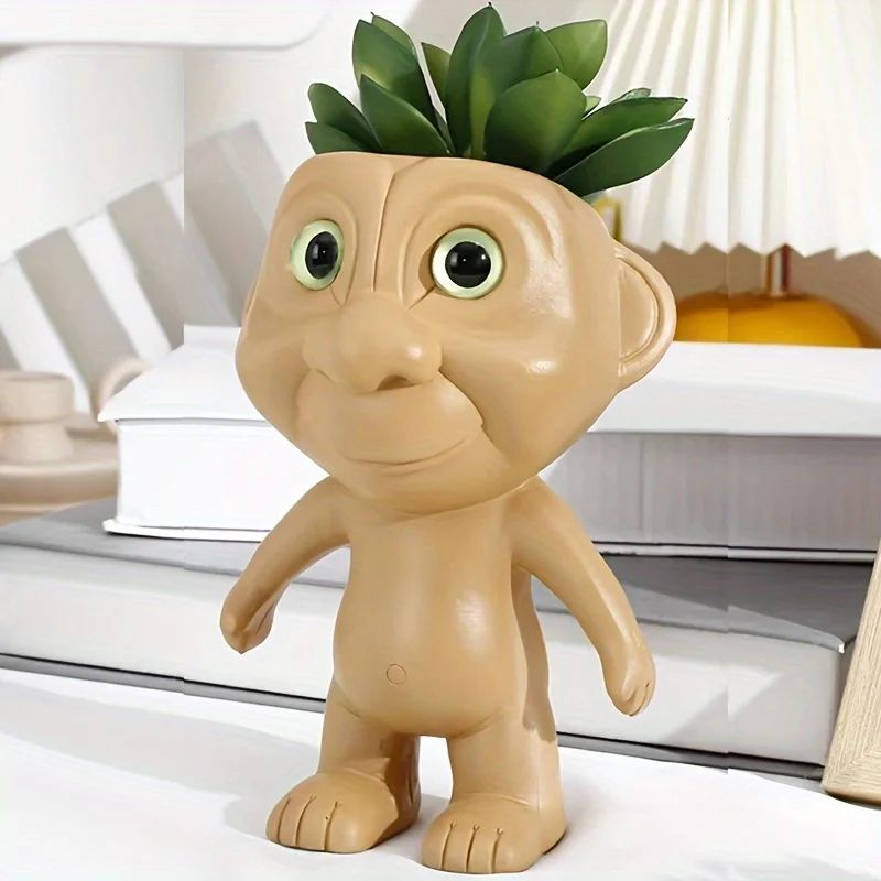 Resin Gnome Planter Pot 6