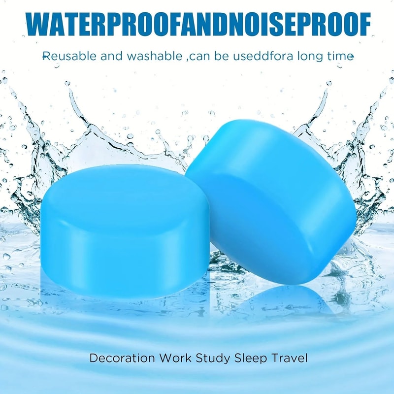 Reusable Silicone Sleep Ear Plugs 7
