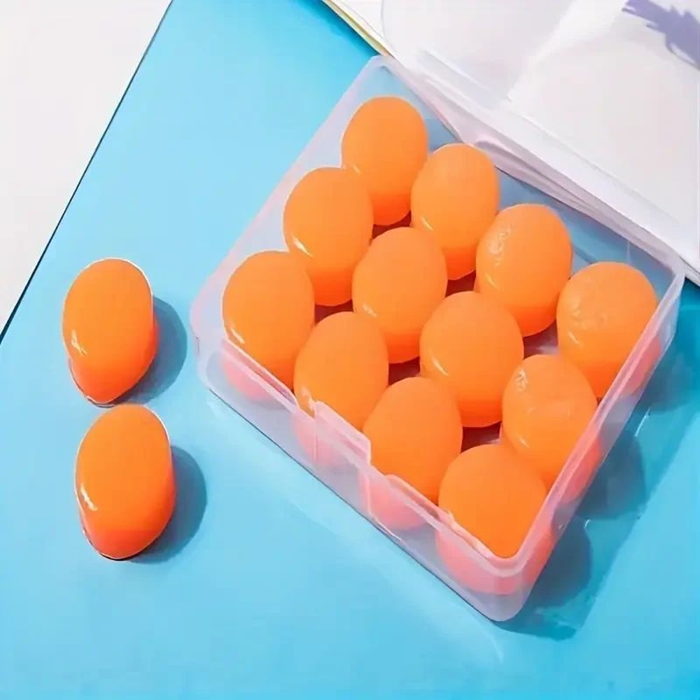 Reusable Silicone Sleep Ear Plugs 14