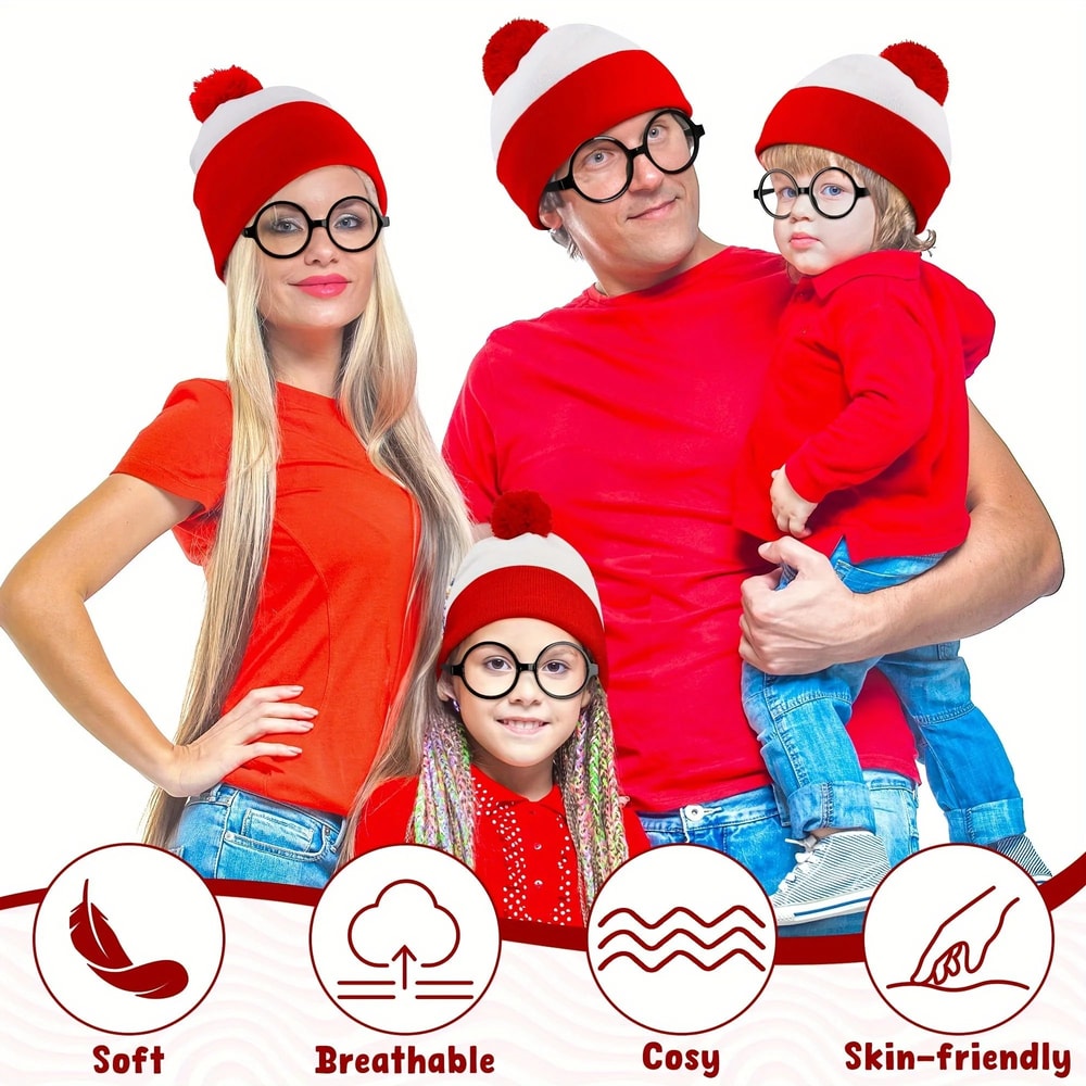 Festive Knit Pom Beanie 4