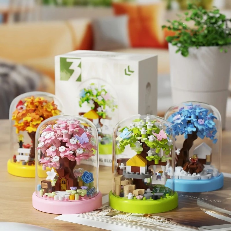 Mini Sakura Tree Block Model 1