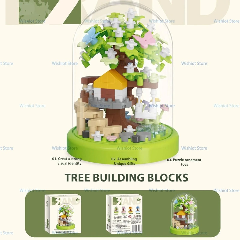 Mini Sakura Tree Block Model 4
