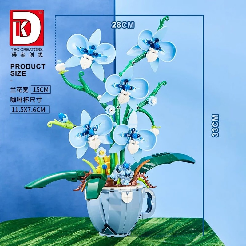 Orchid Flower Block Bouquet 7