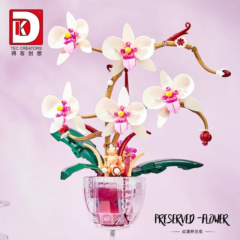 Orchid Flower Block Bouquet 14