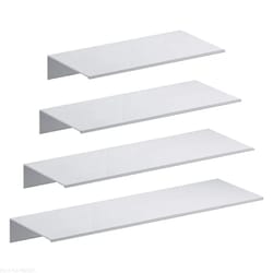 aluminum bathroom wall shelf