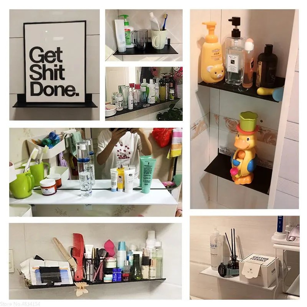 Aluminum Bathroom Wall Shelf 4