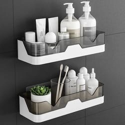 no drill shower corner shelf