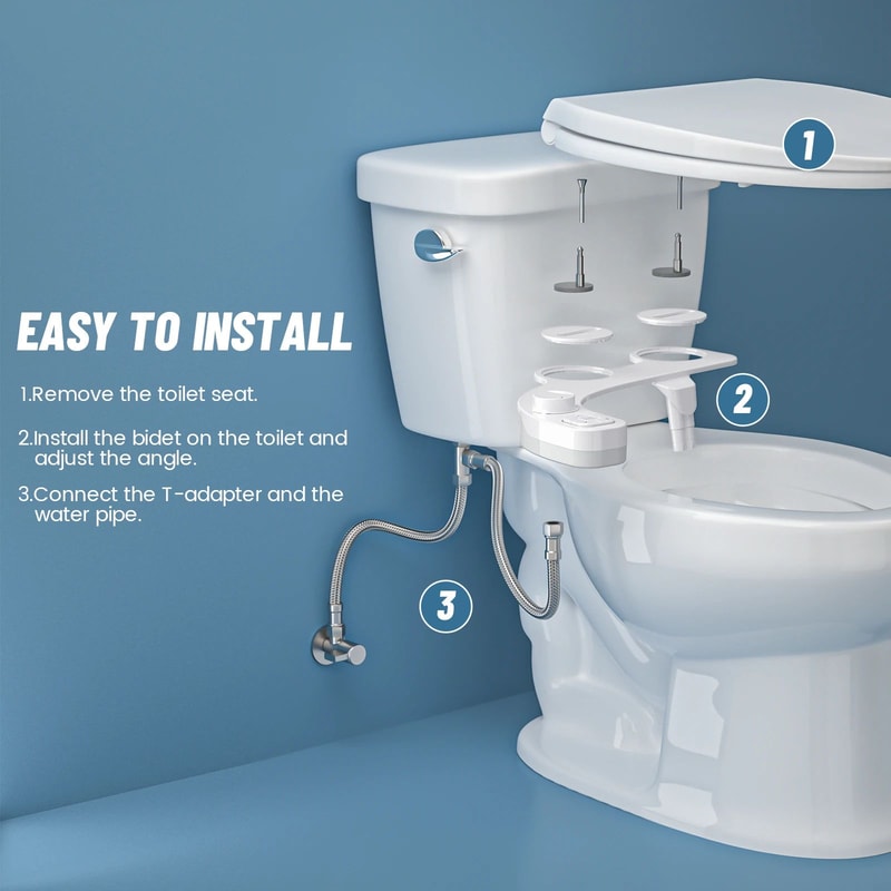 Dual Nozzle Non Electric Bidet 3
