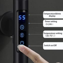 touch screen towel rack thermostat