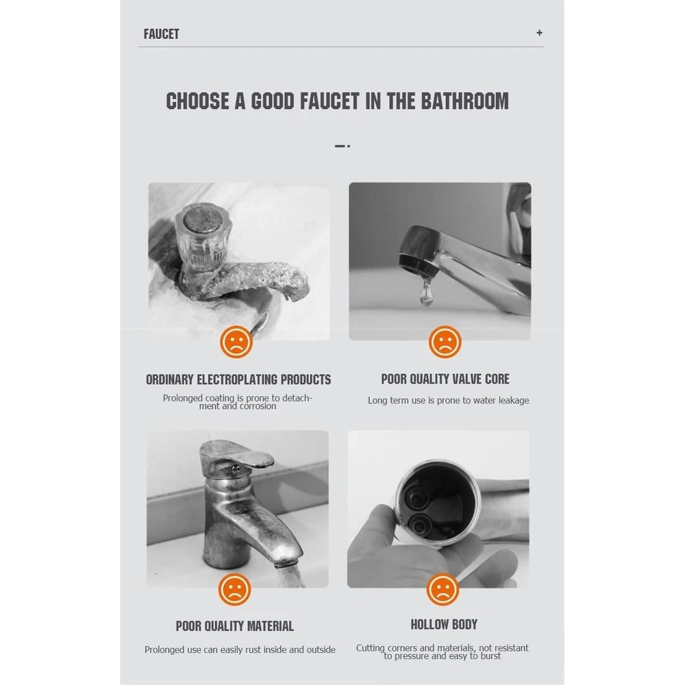 Modern Brass Basin Faucet 6