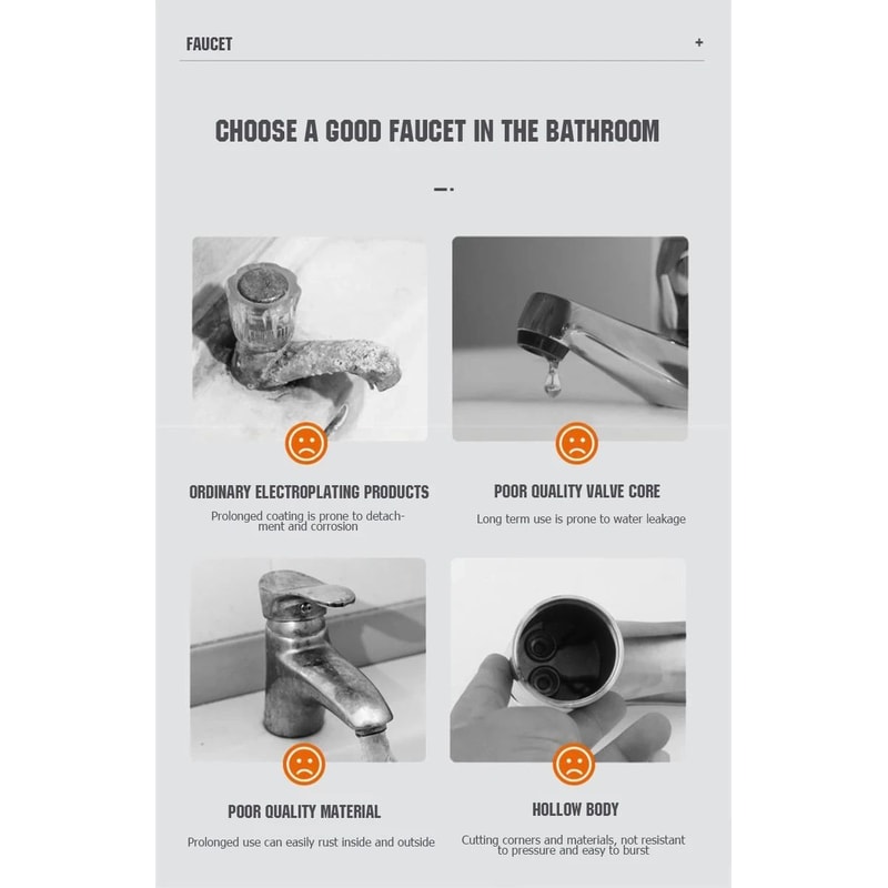 Modern Brass Basin Faucet 6