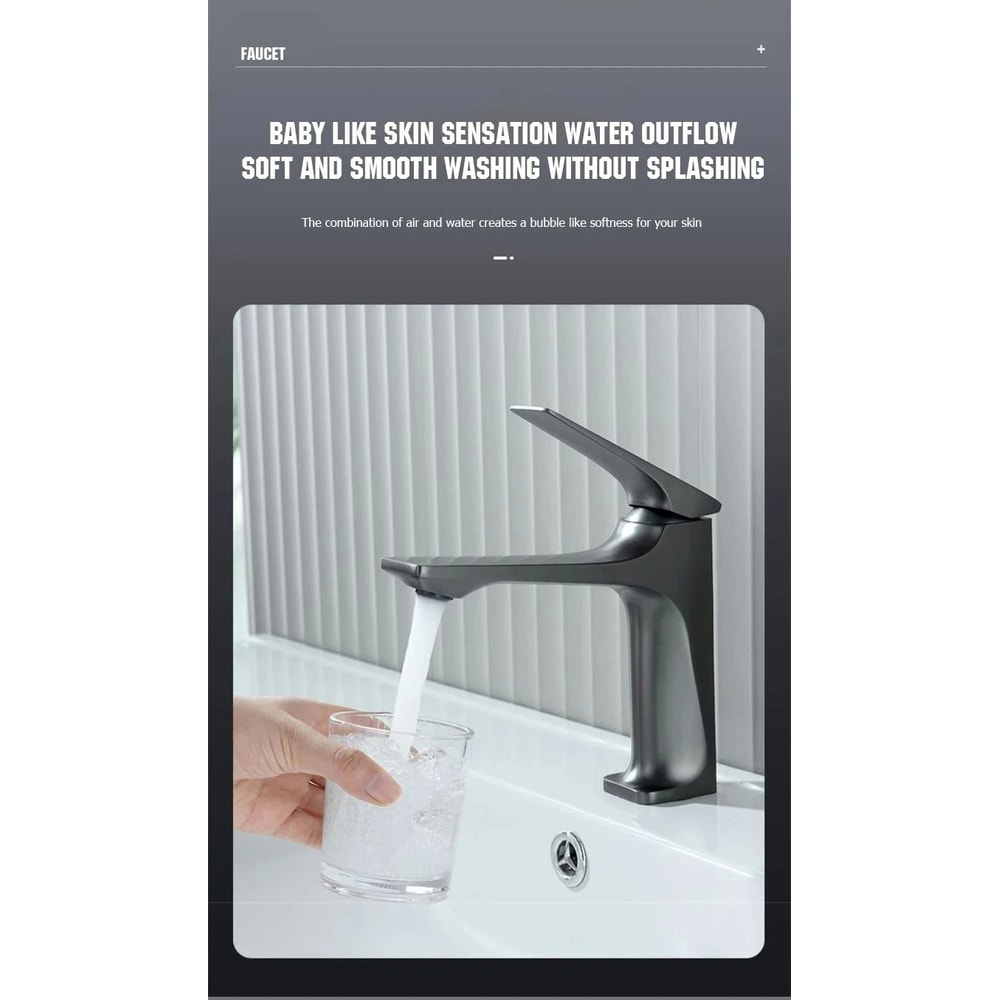 Modern Brass Basin Faucet 7