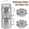Stainless Steel Oil Strainer Pot 4