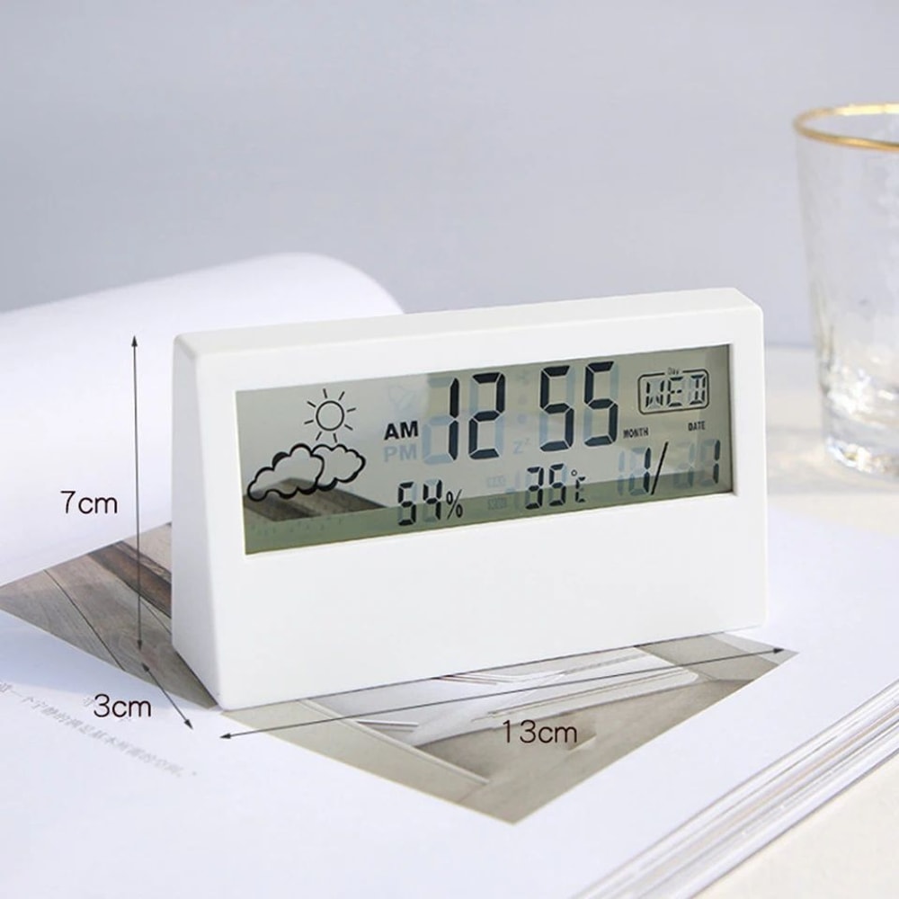 Thermo Hygrometer Alarm Clock 1