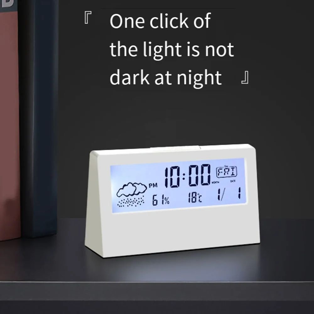 Thermo Hygrometer Alarm Clock 11