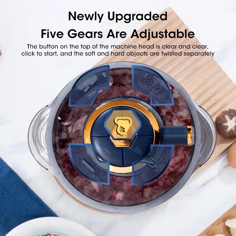 5L Electric Food Chopper Grinder 3