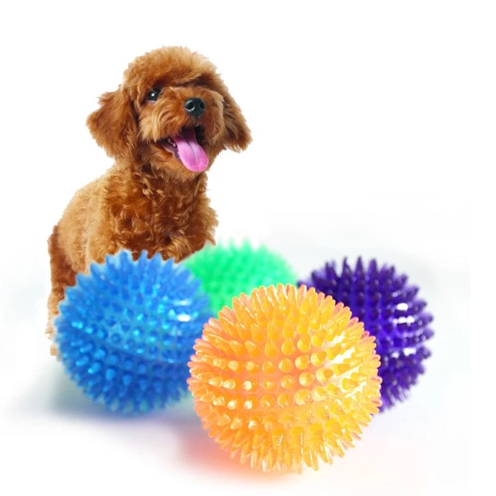 Squeaky Pet Chew Ball Toy 2