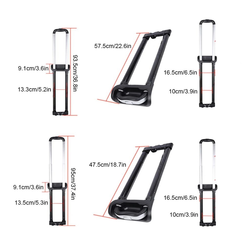 Telescopic Luggage Handle Replacement 3