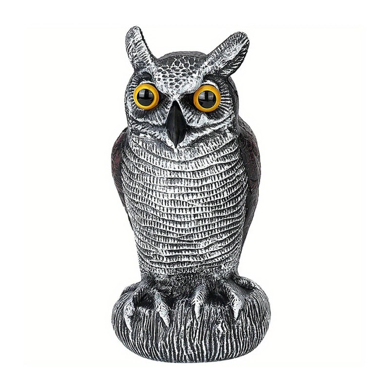 Solar Owl Bird Scare Decoy 9