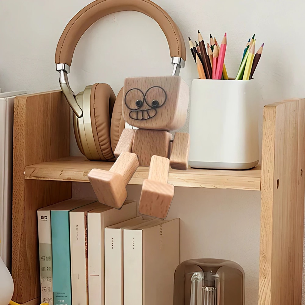 Magnetic Face Wooden Wiggle Doll 5