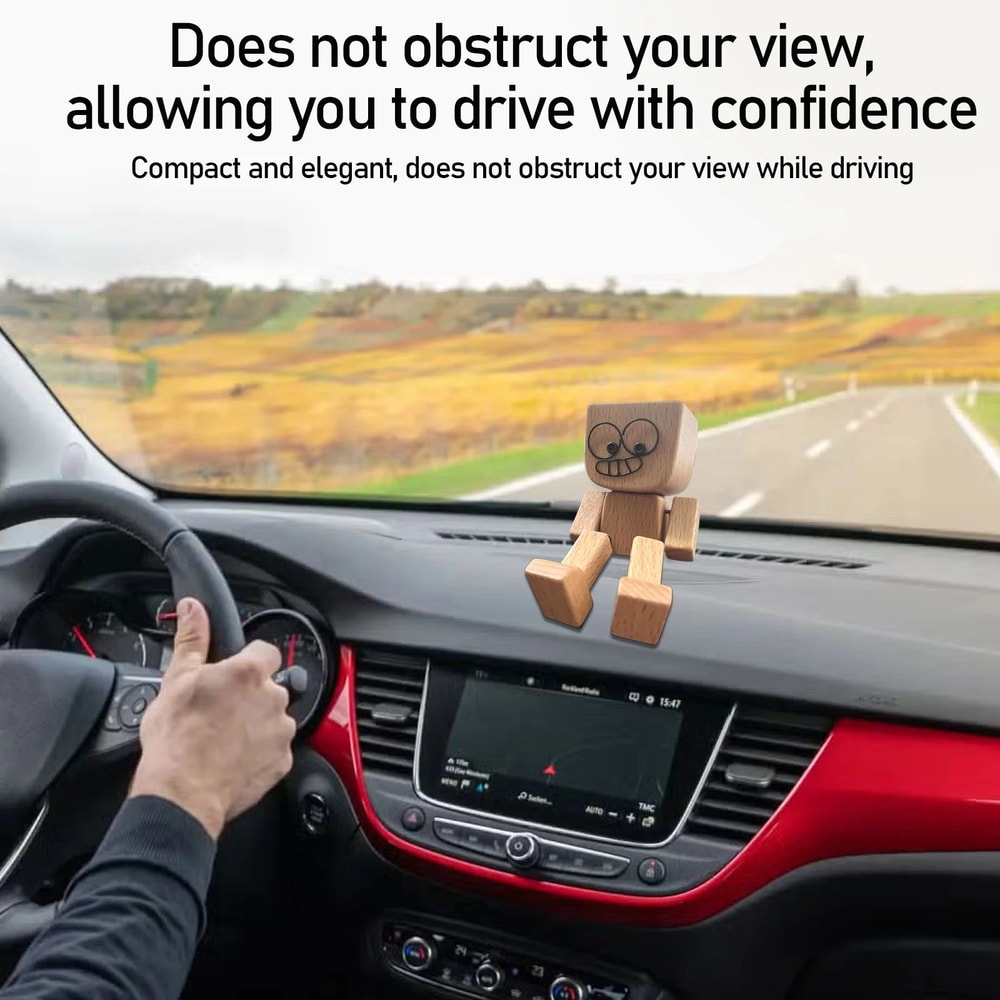 Magnetic Face Wooden Wiggle Doll 6