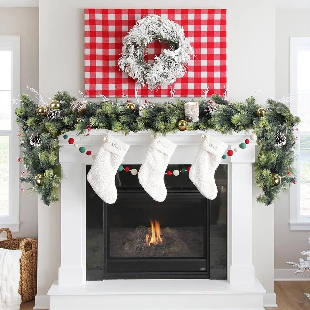 180cm Artificial Pine Garland Decor 8