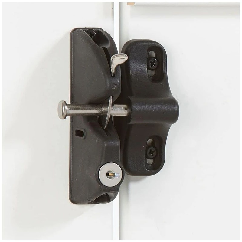 Automatic Locking Gate Latch With Keys 2