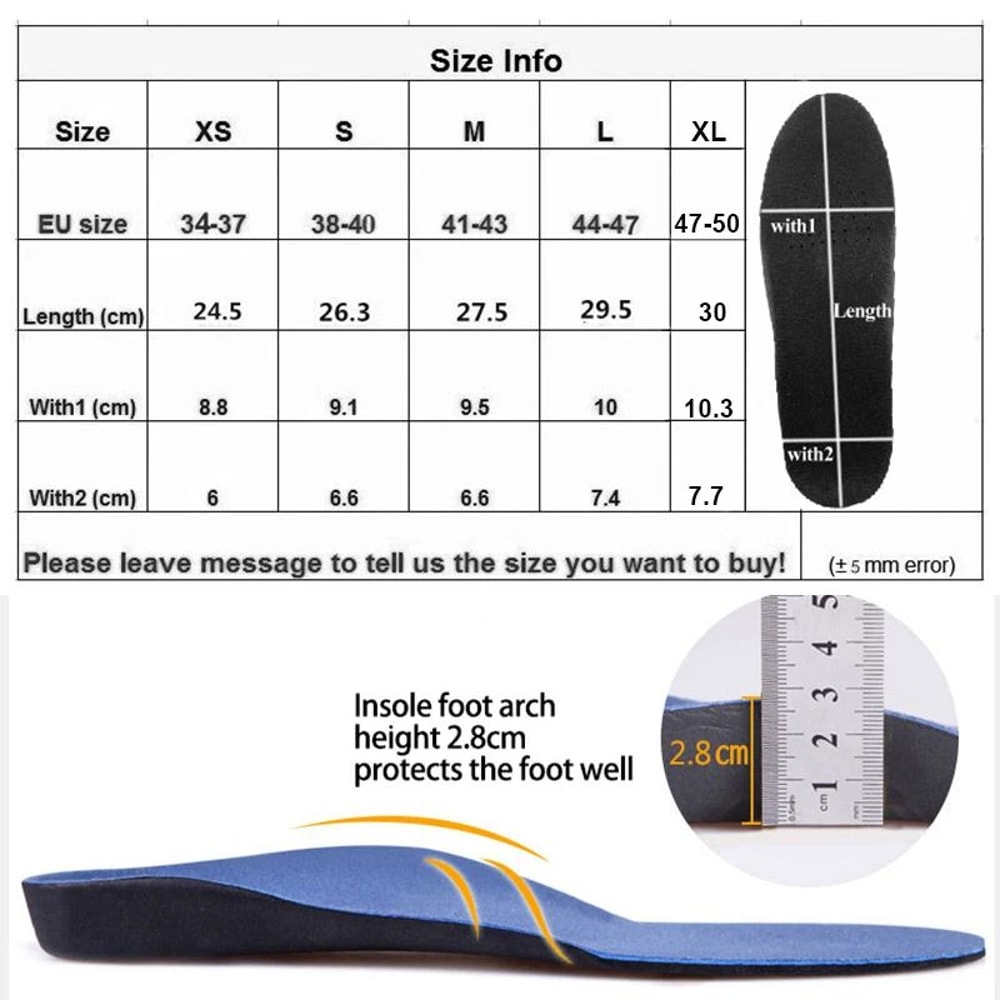 Arch Support Orthopedic Insoles 5