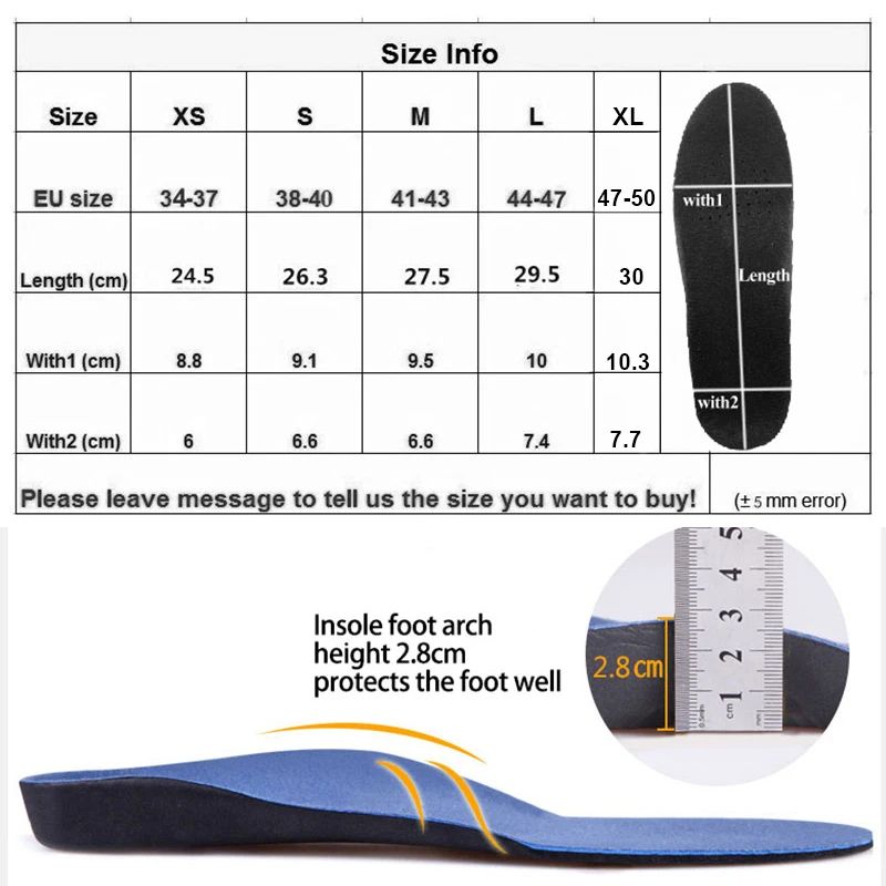 Arch Support Orthopedic Insoles 5