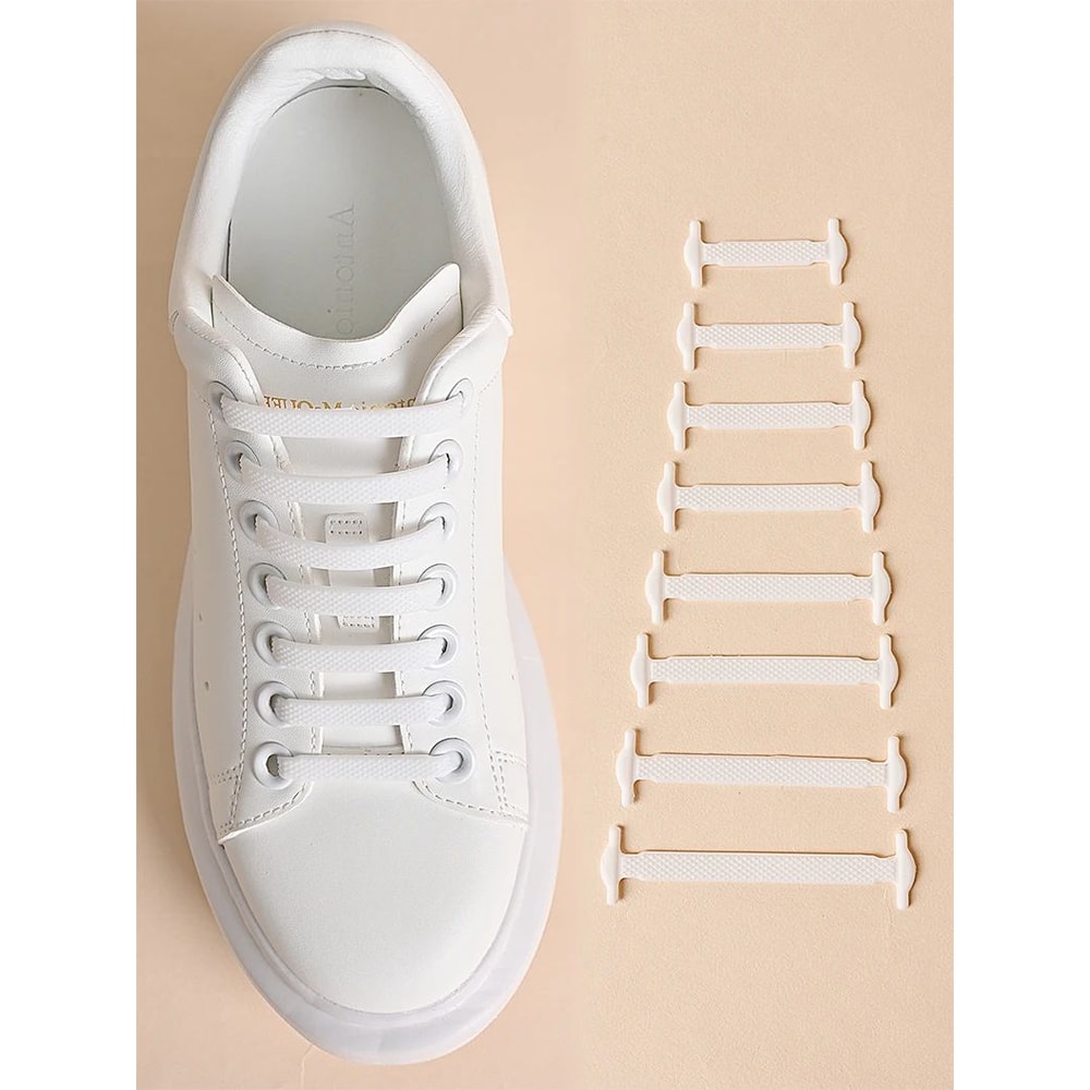 No Tie Elastic Lazy Silicone Laces Rubber Lace 6