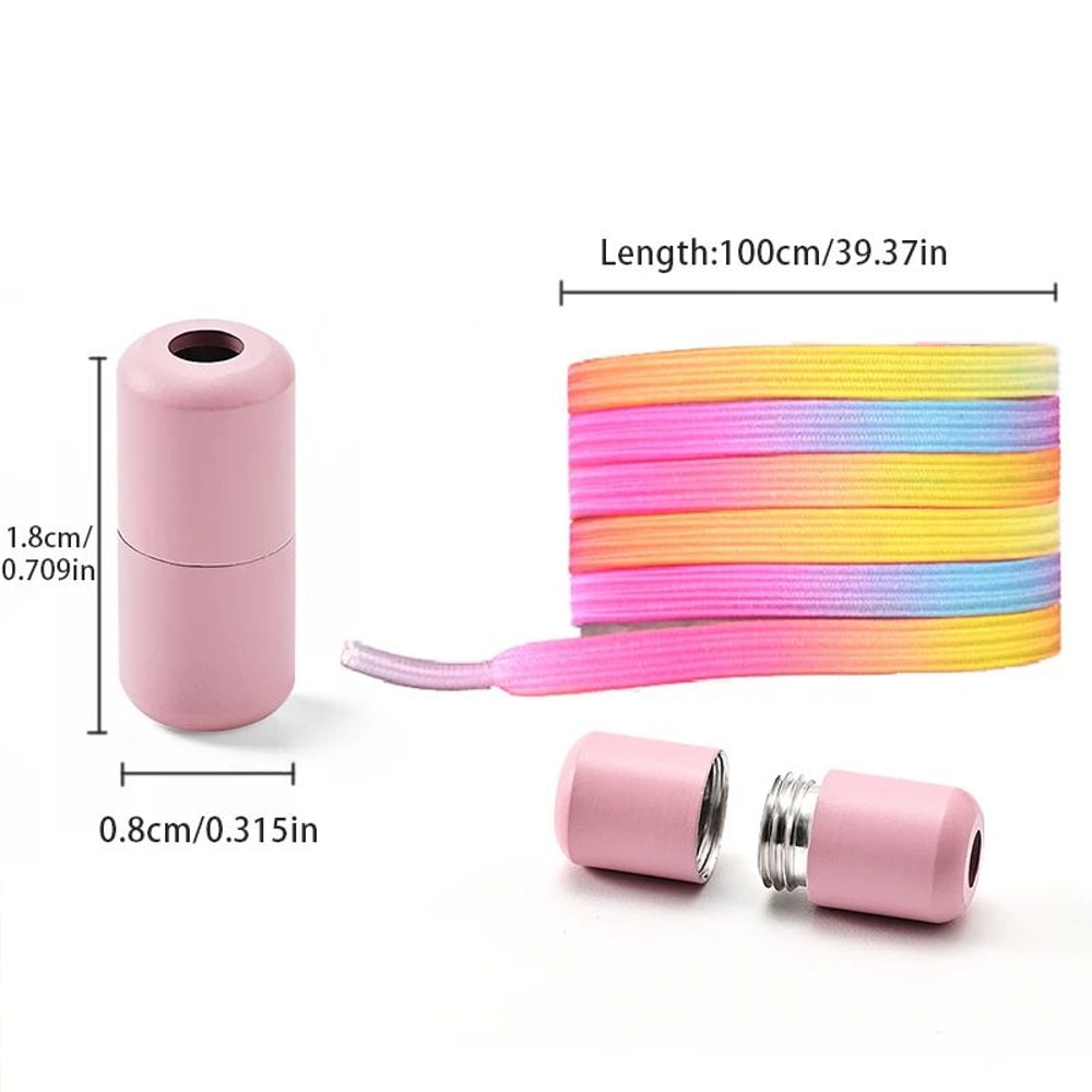 Colorful Buckle No Tie Shoelaces 2