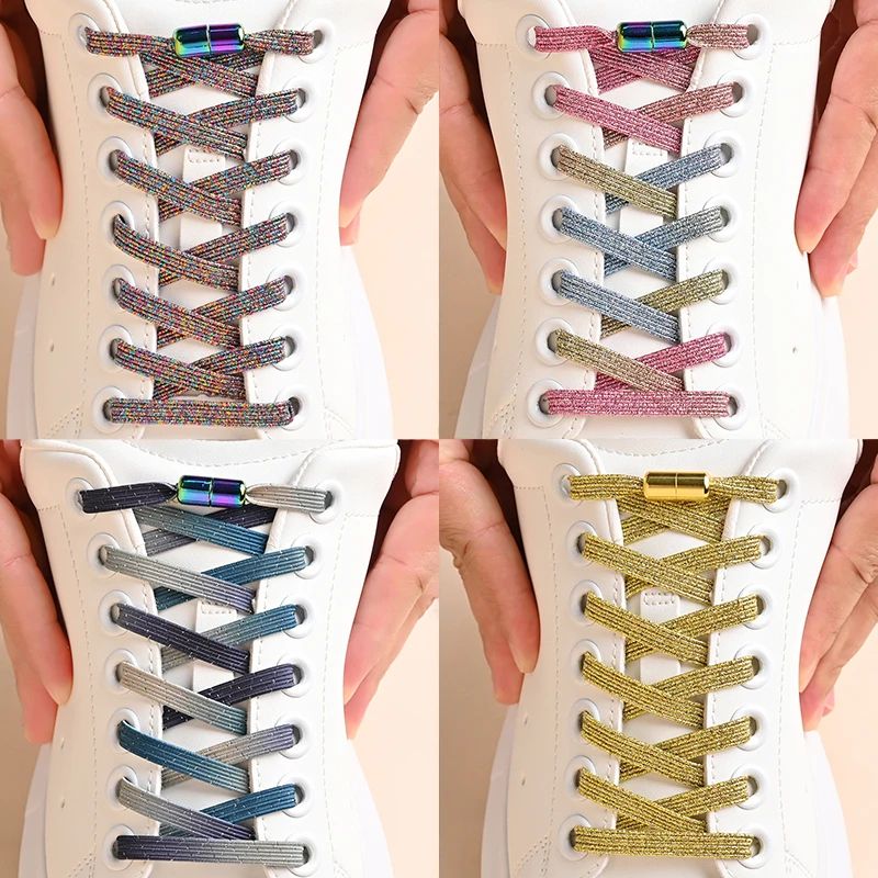 Colorful Buckle No Tie Shoelaces 5